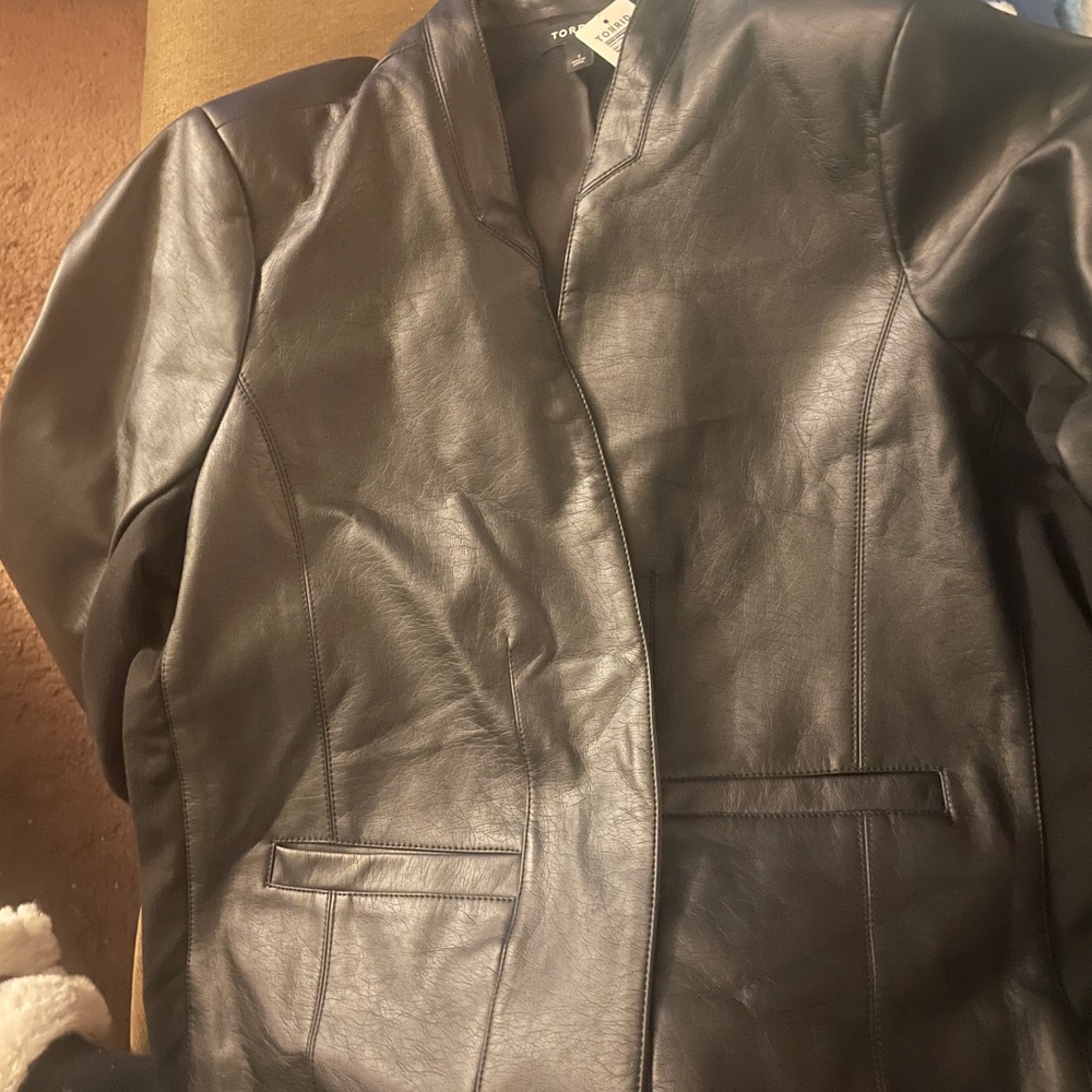 Torrid Black Faux Leather Jacket